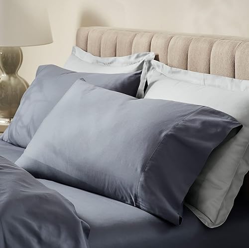 Miniatura 2 de BOLL & BRANCH Signature - Juego de sábanas con dobladillo de lujo, 100% algodón orgánico, 1 sábana encimera, 1 sábana bajera y 2 fundas de almohada