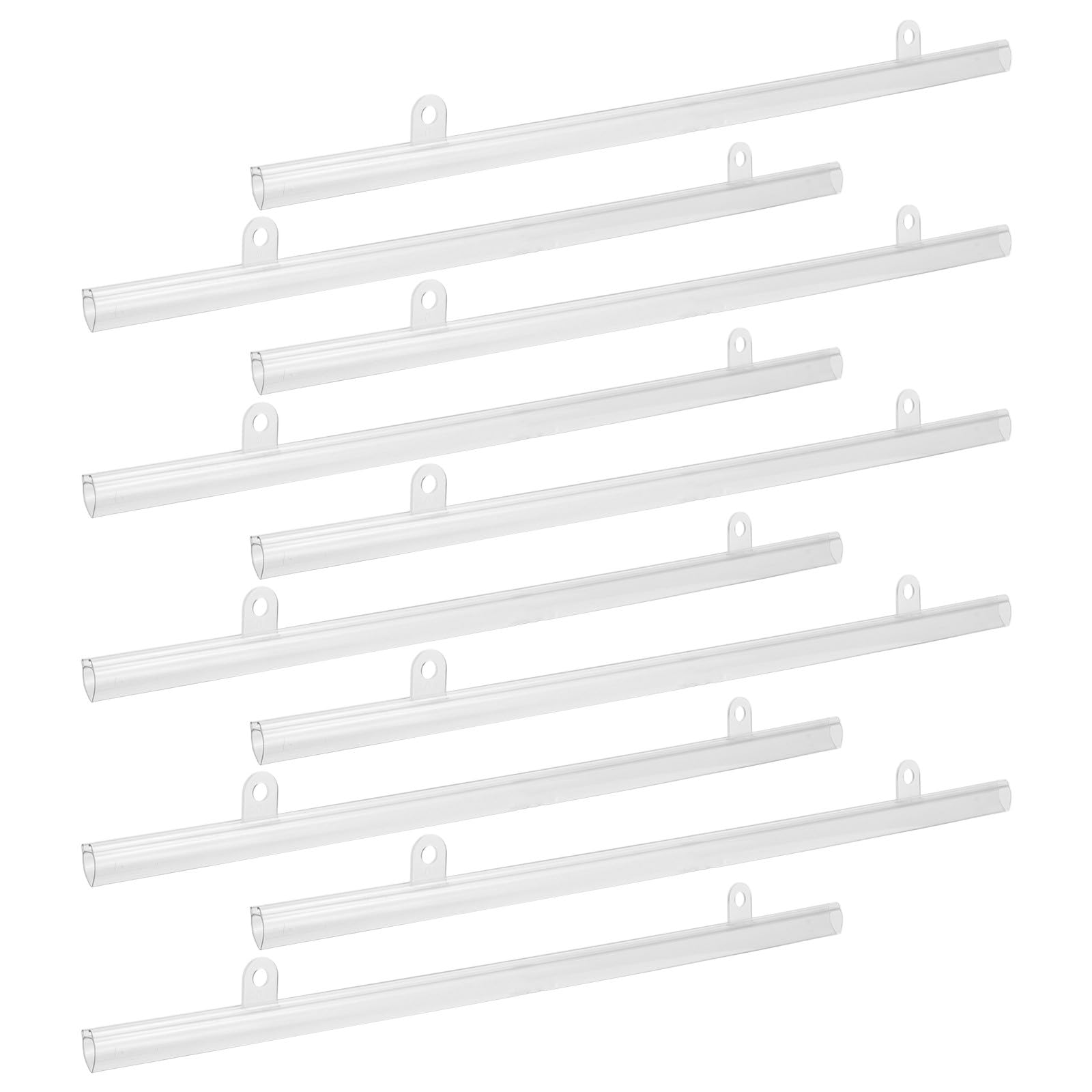 Posteraufhängung Pvc Posterhalterung 10 Stück Stabiles und Zuverlässiges Aufhängesystem für Supermärkte und Werbedisplays Einfache Handhabung und Langlebige Plakatleiste