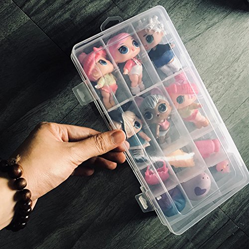 Preisvergleich Produktbild Skryo 18 Fächer Spielzeugkoffer Zubehör für LOL-Überraschungspuppen