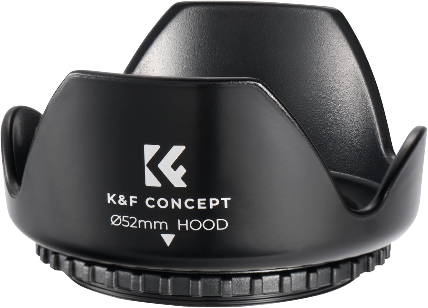 52mm Lens Hood, K&F Concept Universal Tulip Flower Lens Hood Sun Shade with Cleaning cloth for Canon Nikon Sony Pentax Olympus Fuji Camera