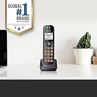 Vista 3 de Panasonic Accesorio de extensión de teléfono inalámbrico para conectar a la estación base expandible - KX-TGFA85B (negro)