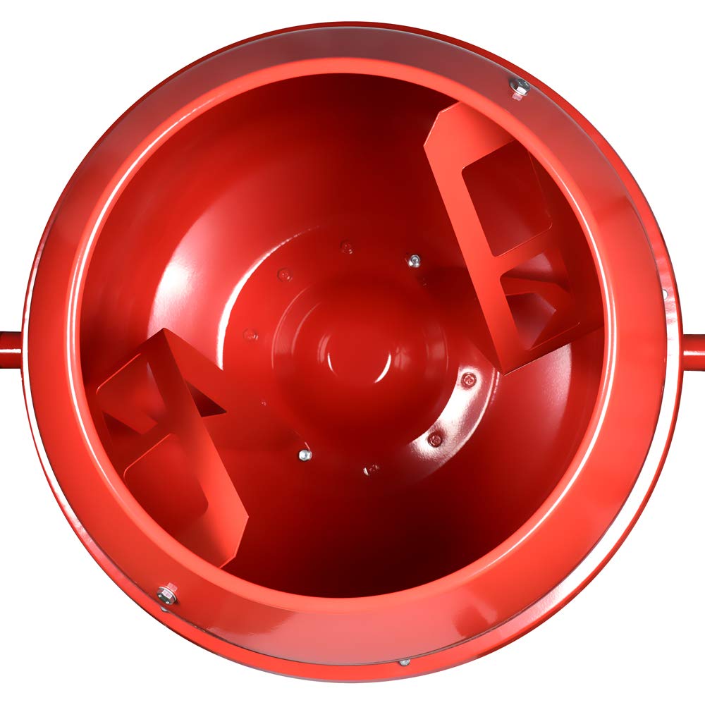 Betoniera Impastatrice Elettrica Miscelatore Cemento Con Due Ruote con Certificazione CE. Da 70L 275W e 140L 550W (140L)