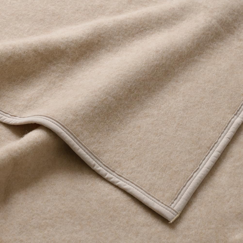 Amazon.co.jp: 紀州晒 日本製 アルパカ100％ 毛布 【140×200cm】 吸湿
