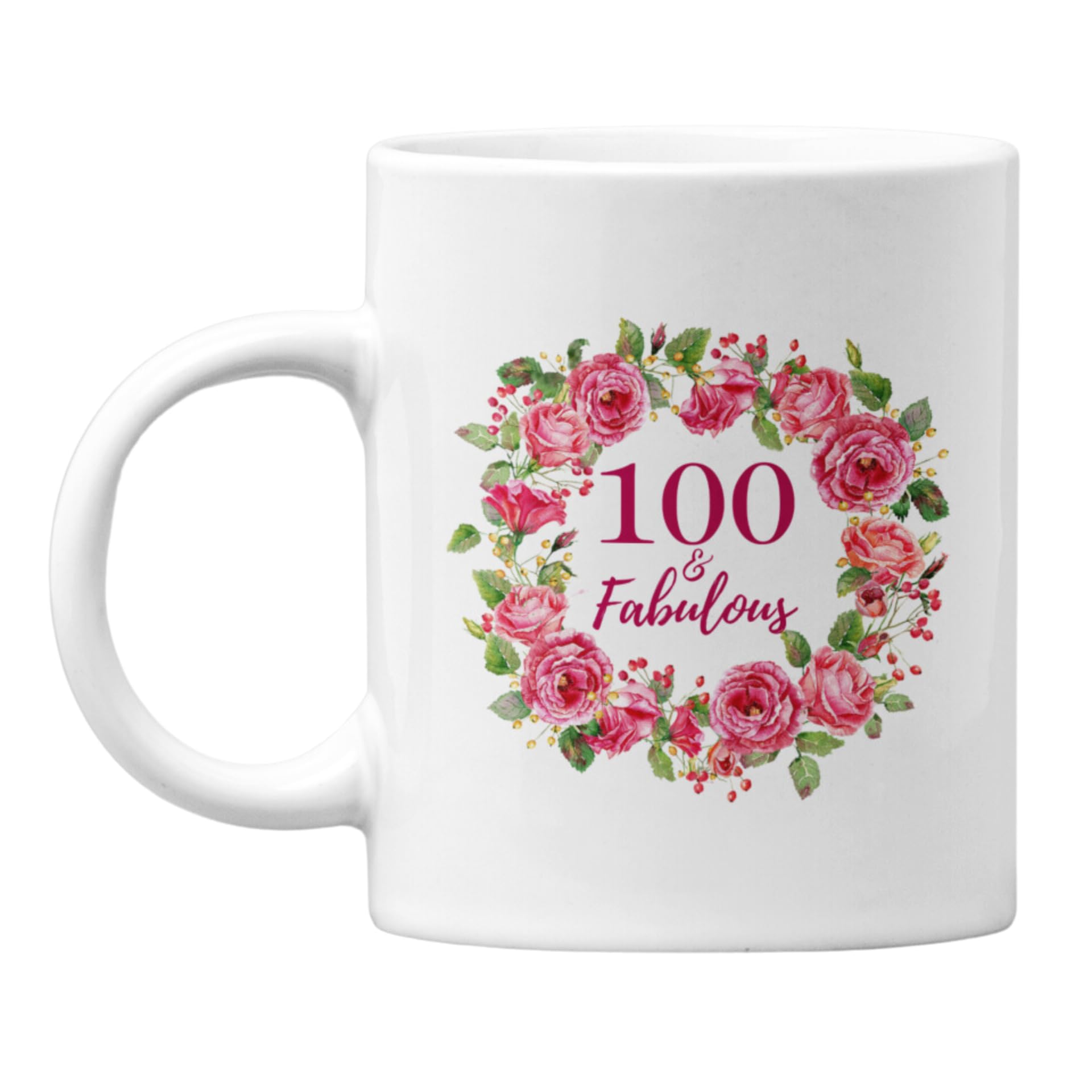 Vivulla68 100 & Fabulous Birthday Mug, 100th Birthday Gifts For Women, Birthday Gifts For 100 Year Old Woman, Gifts Ideas For 100th Birthday, 100th