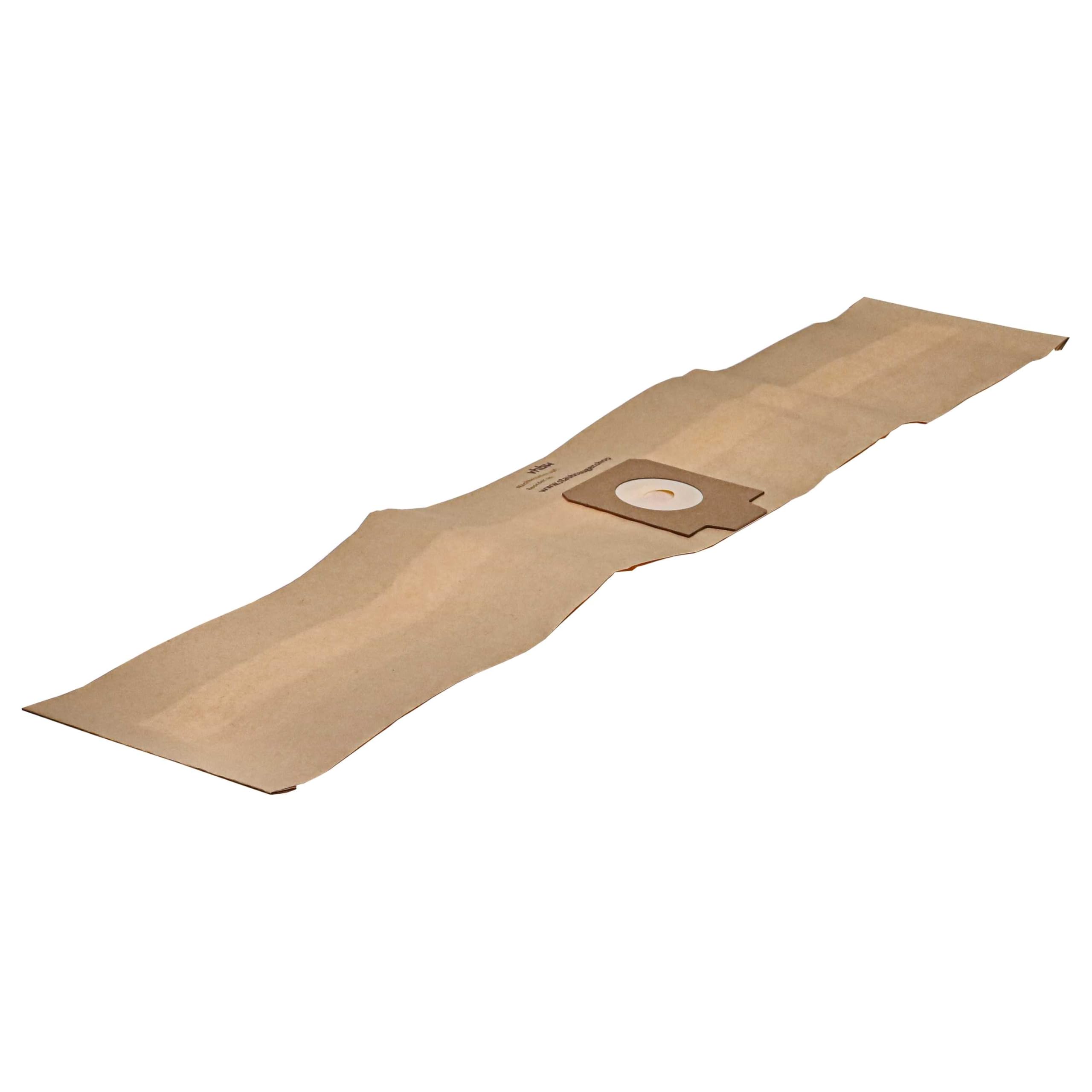 vhbw 100 x worek do odkurzacza kompatybilny z odkurzaczem EVA UZ 930 – 34 cm x 17 cm, brązowy