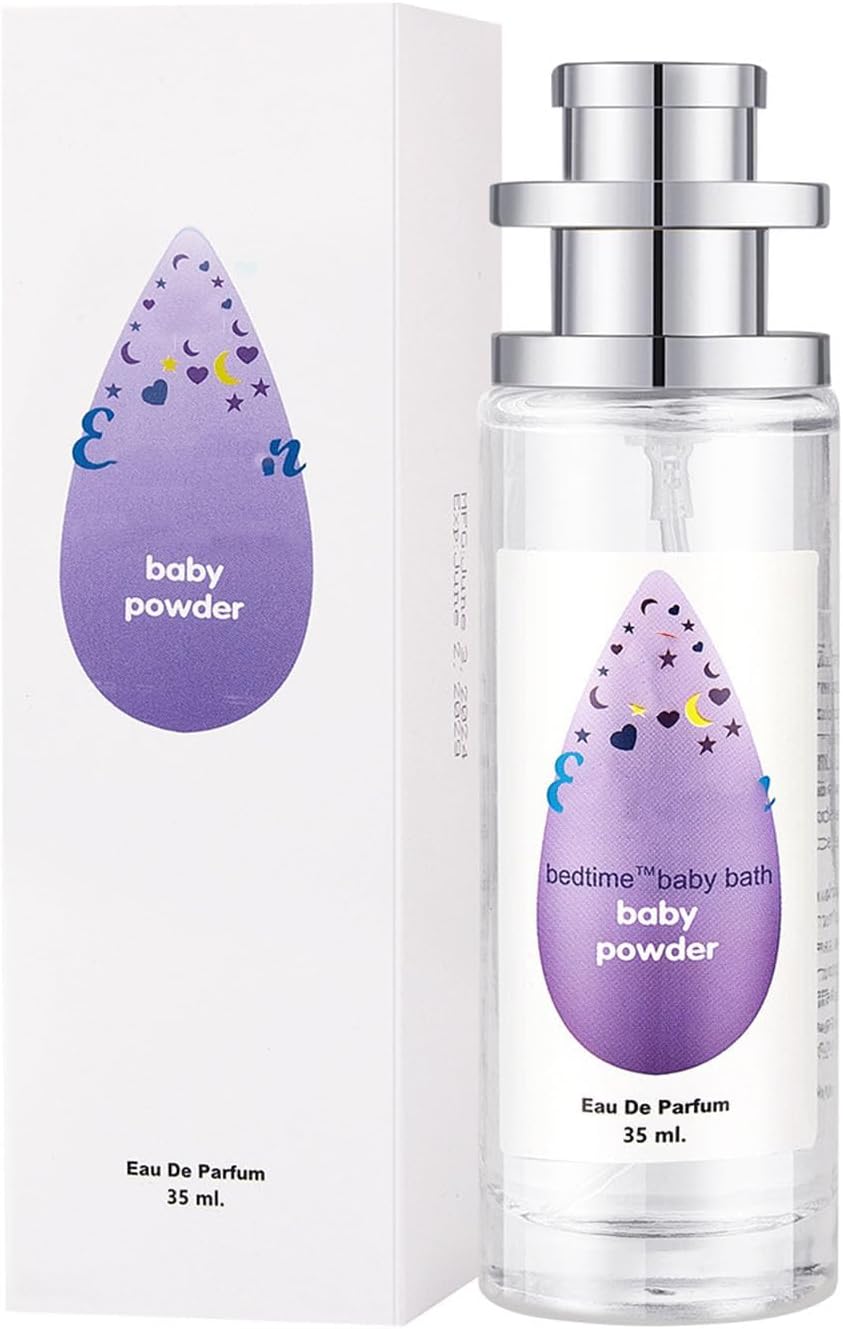 Elyven Baby Powder Perfume, Elyven Fresh Scent Perfume Fragrance Body perfume, Baby-Soft Perfume Spray 35ML/1.2 FL.0Z (1.23 Fl Oz (Pack of 1), Bedtime)