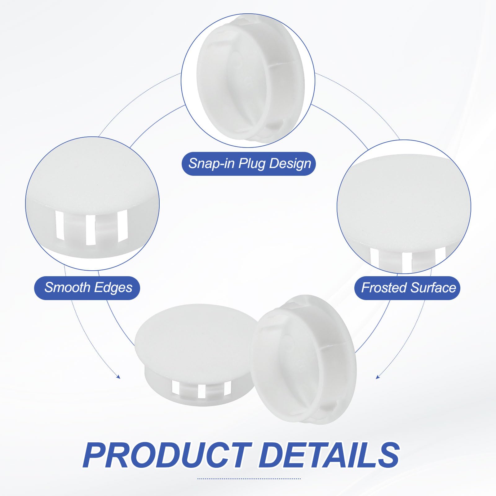 PATIKIL 32mm/1-1/4" Plastic Hole Plugs - Image 3