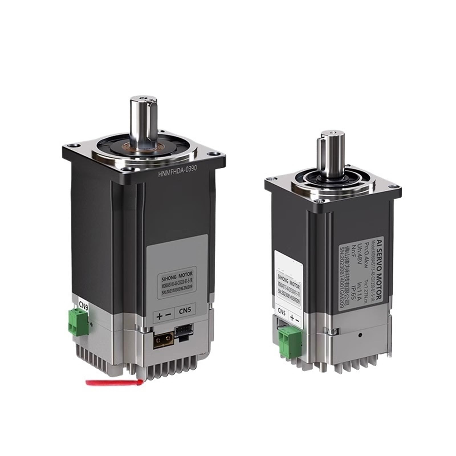 Serwomotory DC niskonapięciowe 24/48/72 V 60/80 ze zintegrowanym sterownikiem sterowania, silnik 400 W, 750 W i 1000 W, (60-200 W0.63N 24 V)