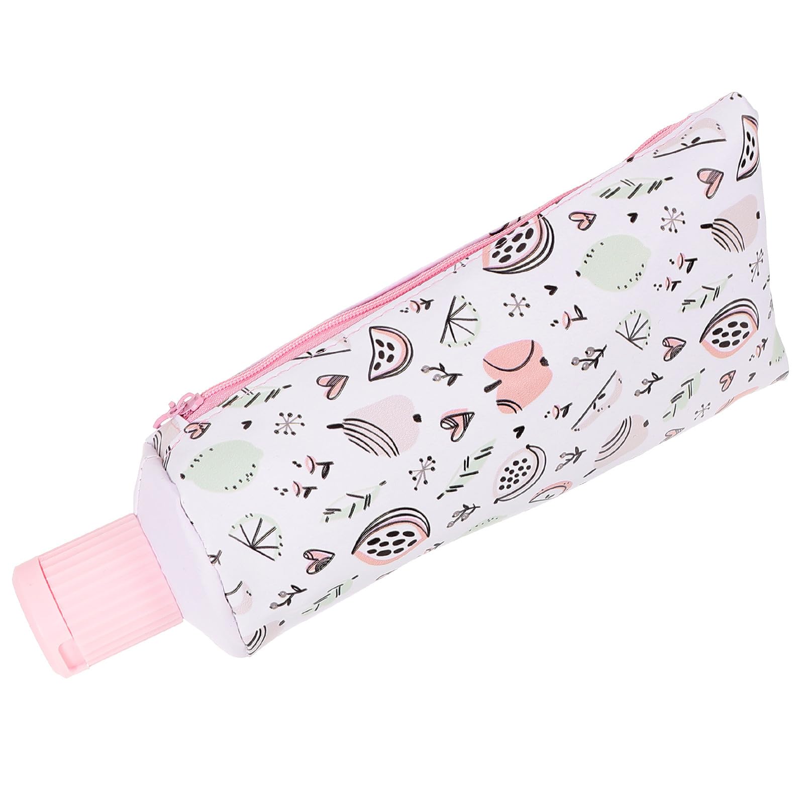 DOITOOL Trousse à Crayons Compacte en Cuir Forme Dentifrice, Trousse de Rangement Multi-Usage pour Stylos et Crayons, pour Maison et Paquet à Main