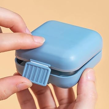 Pill Box Dispenser, 2Pcs, 5 Compartments
