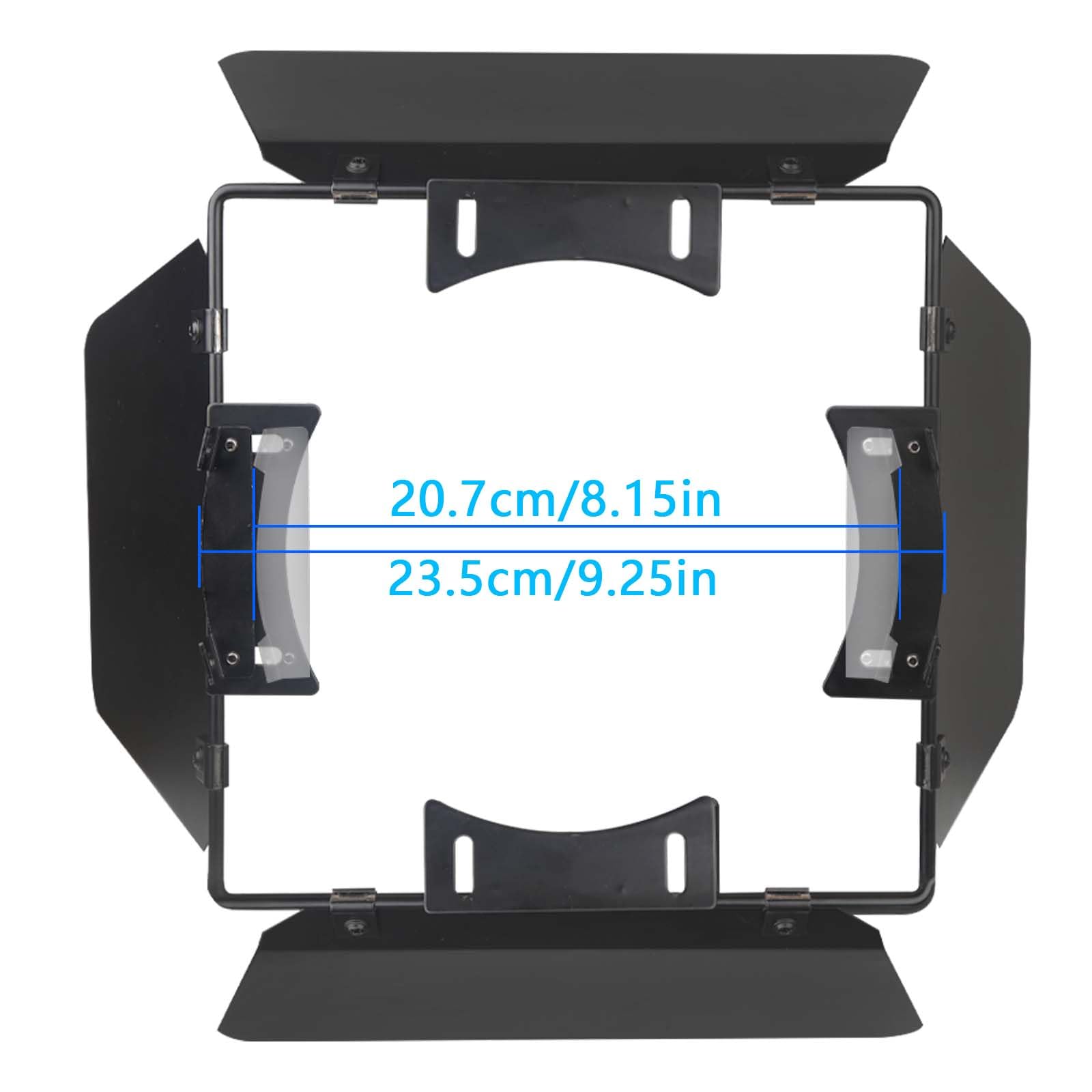 Regolatore di linea di illuminazione da palcoscenico, per illuminazione par, maschera per porta di fienile, accessori per la regolazione della luce, adatto per una varietà di calibri 20 cm ± 1 cm, fai