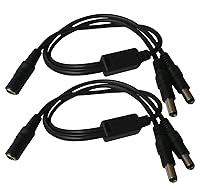 Vista 3 de Cámara de seguridad CCTV DC macho enchufe de alimentación cable de coleta - Paquete de 10