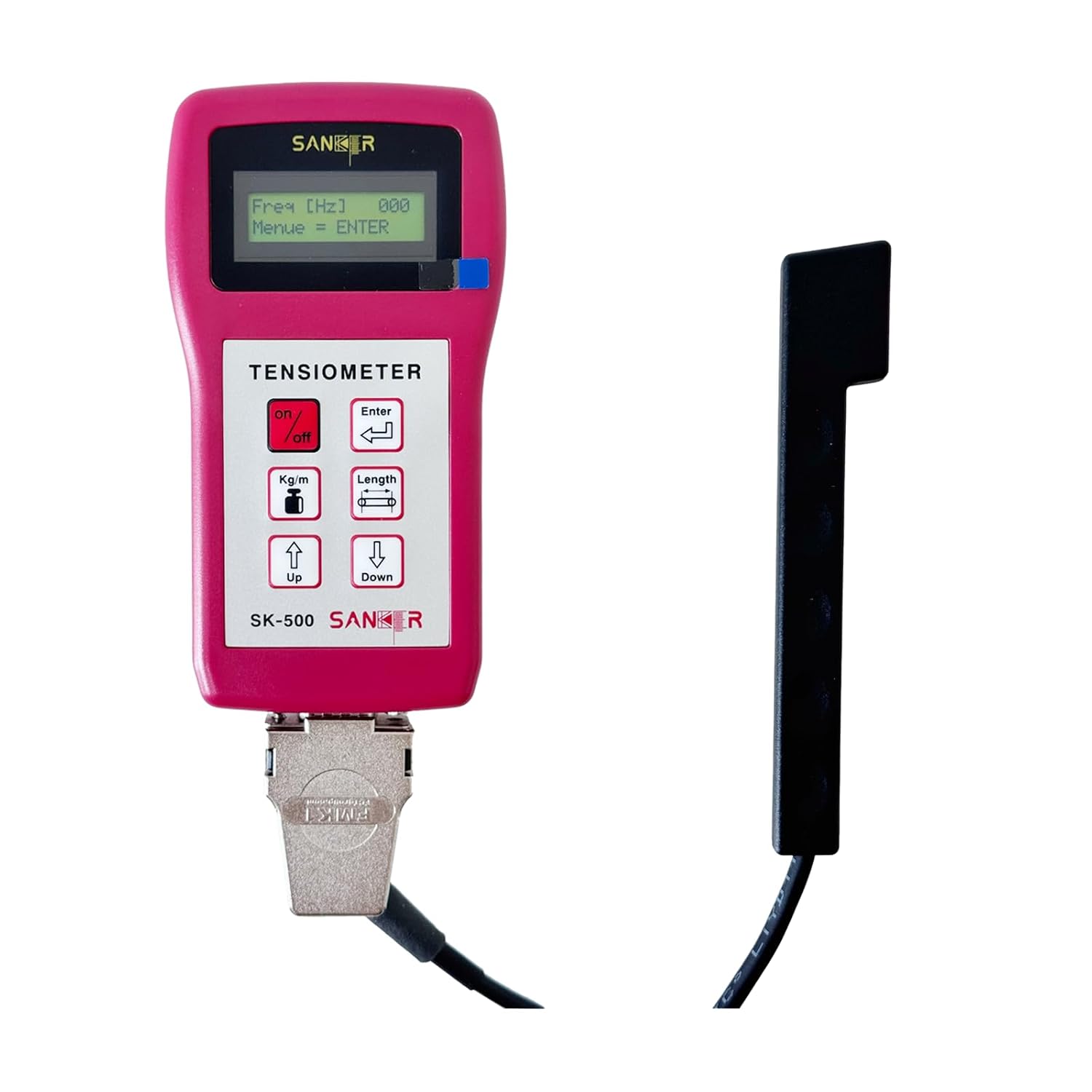 SK-500 Infrared Belt Tension Meter Tester Non-Contact Belt Tension Gauge Tensiometer Measuring Range 10Hz-800Hz