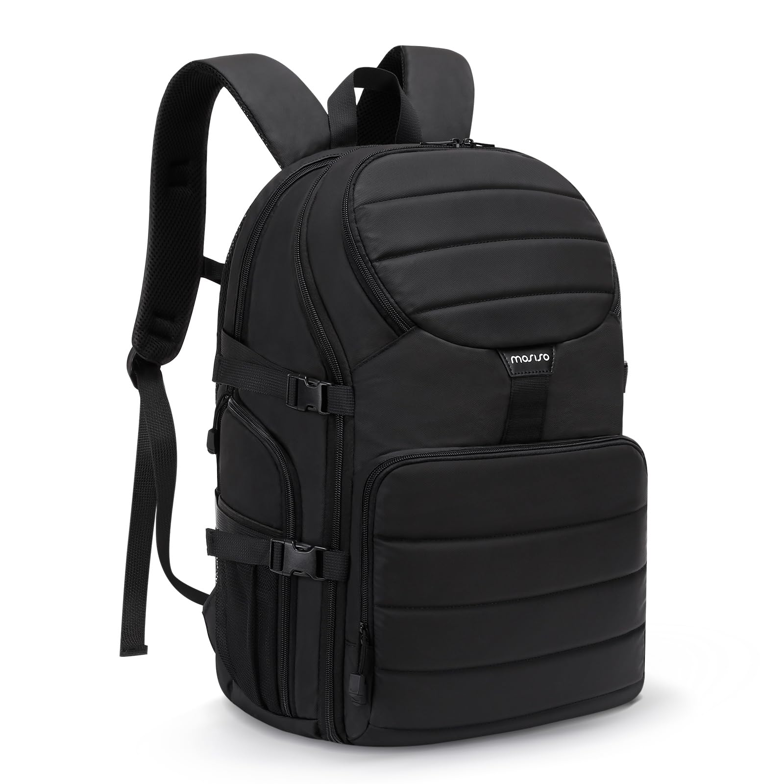 MOSISO Camera Backpack, DSLR/SLR/Mirrorless Camera Bag, Top Quick Access Photography Travel Backpack with 15-16 inch Laptop Compartment&Rain Cover,