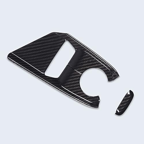 Miniatura 7 de TOYCIDFG Cubierta de interruptor deslizante de fibra de carbono para C8 Corvette Stingray 2020-2023 Z06 Z51 ABS accesorios interiores