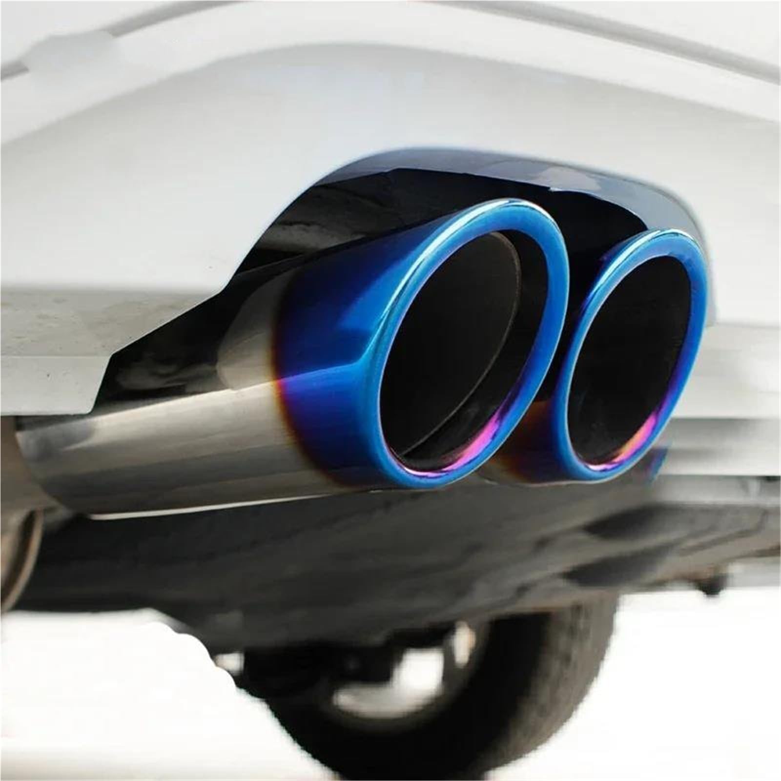 Dla VW Dla Passata B7 CC Dla Tiguan 2011 2012 2013 2014 2015 Wydechowy Tłumik Do Samochodu Dysza Do Tłumika Rura Tłumika Dekoracja(Blue)