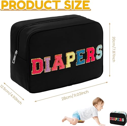 Miniatura 6 de Bolsa de pañales de gran capacidad, organizador de pañales de fácil acceso para bebés, organizador de accesorios para exteriores