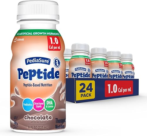 PediaSure Peptide 10 Cal 24 unidades nutrición completa y equilibrada para niños con afecciones gastrointestinales fórmula a base de péptidos con