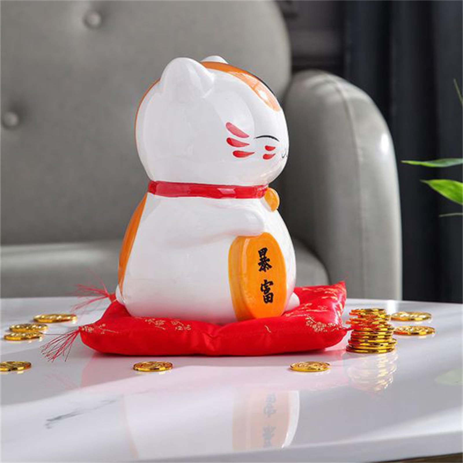 Amazon.co.jp: 夏目友人帳 貯金箱 ニャンコ先生 萌えグッズ 招き猫
