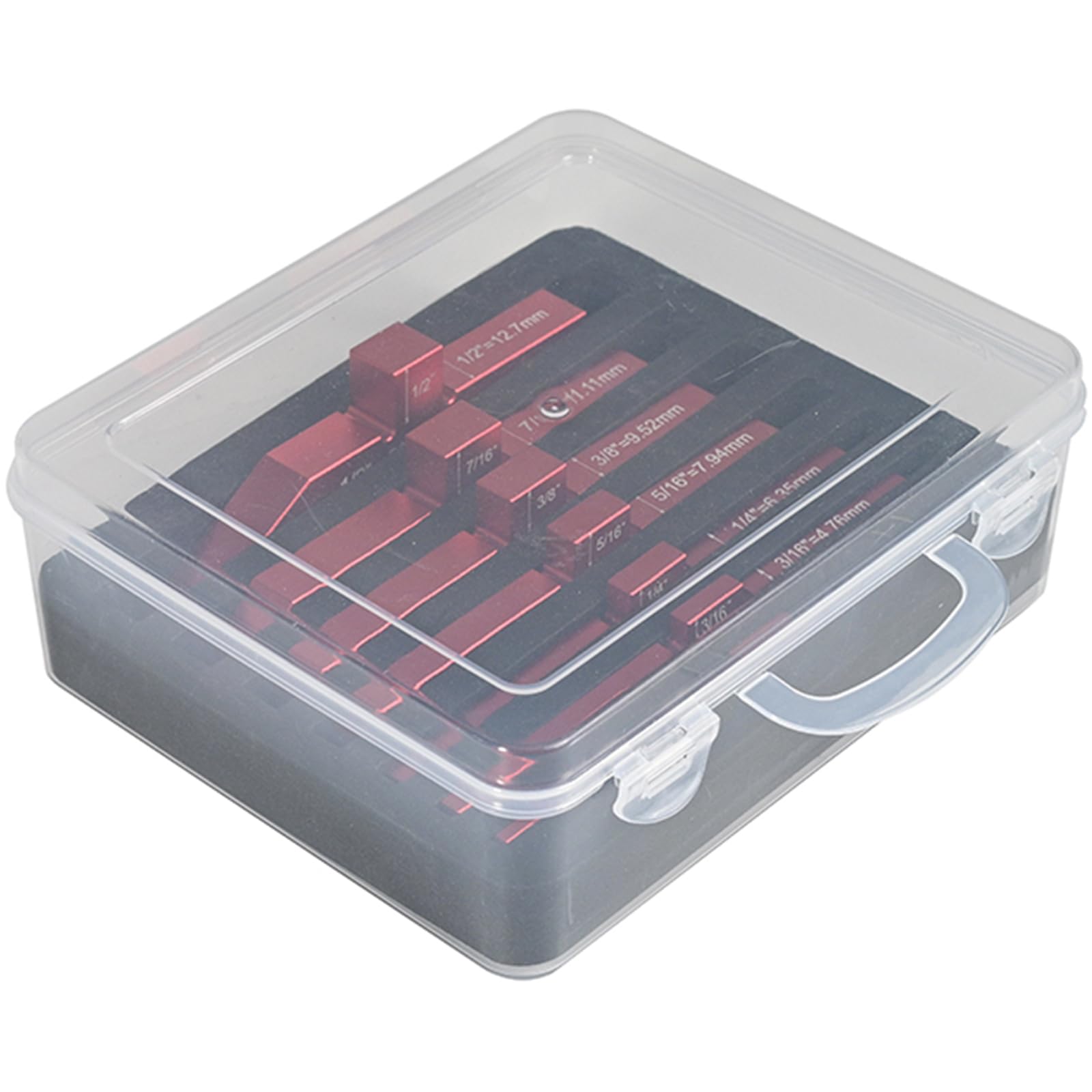 Msioytog 7 Piece Set Accuracy Table Setup Block Clear Readout Height Measuring Tool For Woodworking Tool Heavy Duty Aluminum Construction Height Measurement