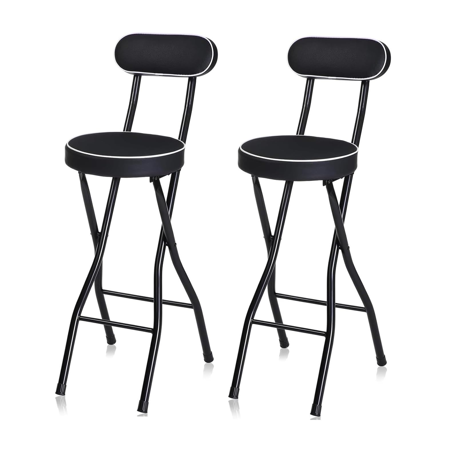Chaises hautes rondes pliantes pour le camping, le bureau de maison et le salon
