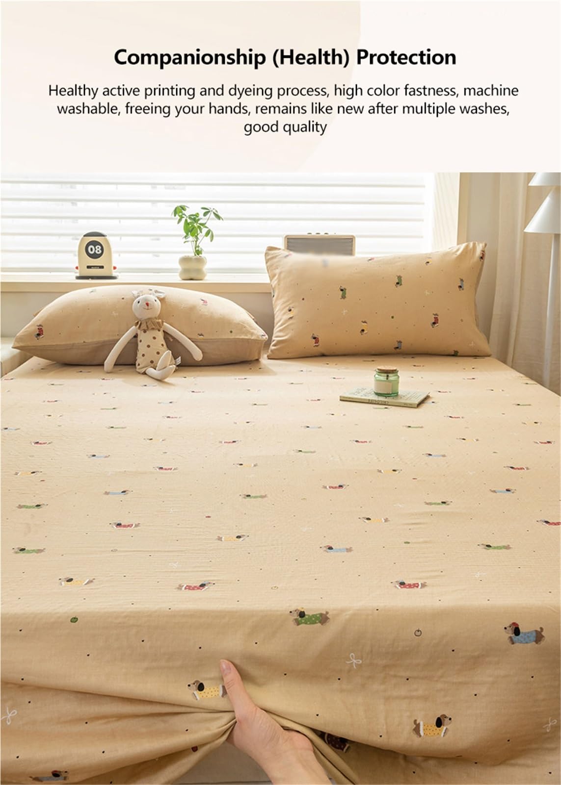 Bettlaken Betttuch Laken Ohne Gummizug 100% Baumwoll Double Gaze Flaches Laken 120/160/200x230cm 245x250/270cm atmungsaktives Sommer Flachbettlaken(Flower B,245x270cm)
