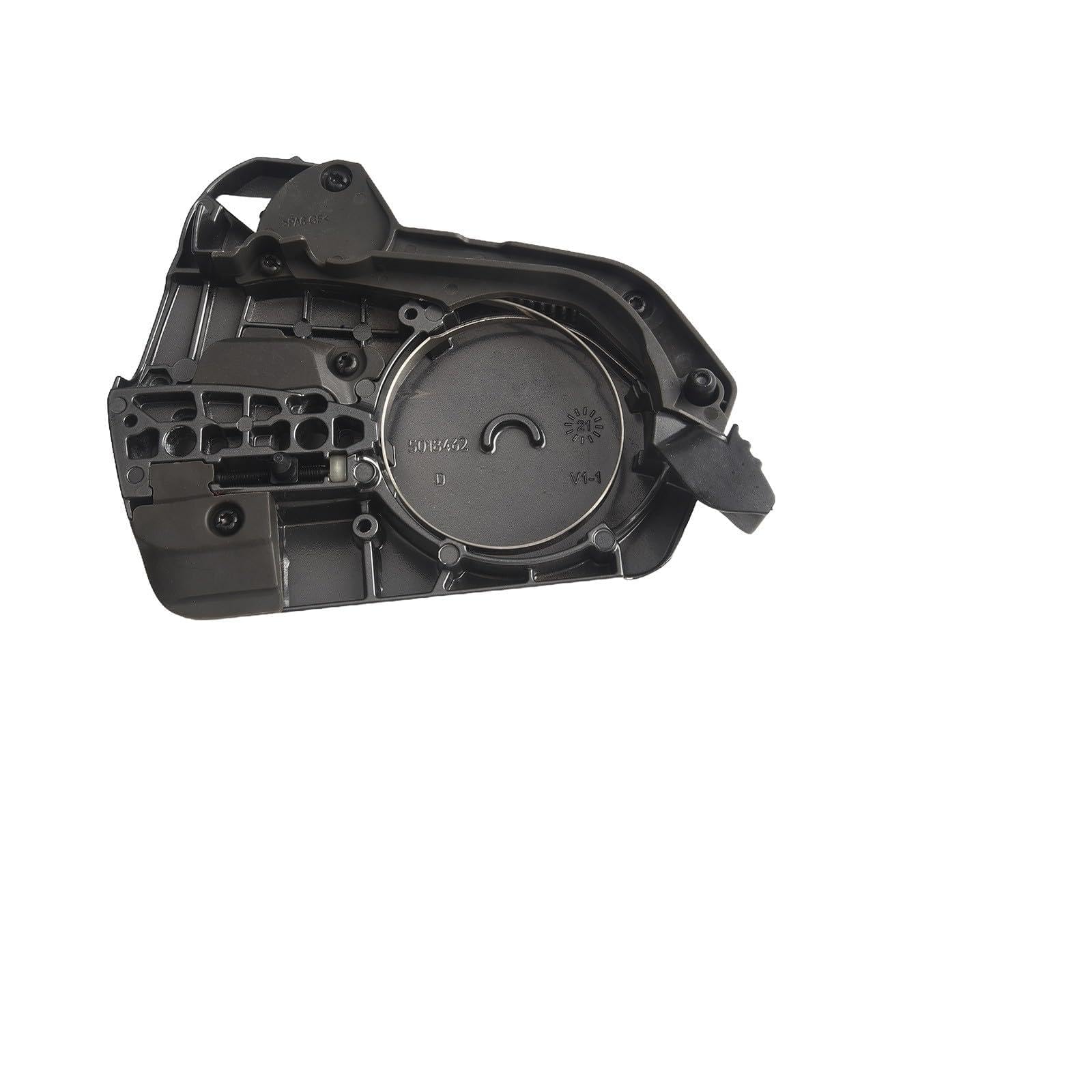 Kettensägen-Kupplungsdeckel kompatibel mit Husqvarna 550XP 550XPG 560, langlebiger Kunststoff und Metall Ersatz mit Tankdeckel und Fällhund, OEM 505199005 Grau Set