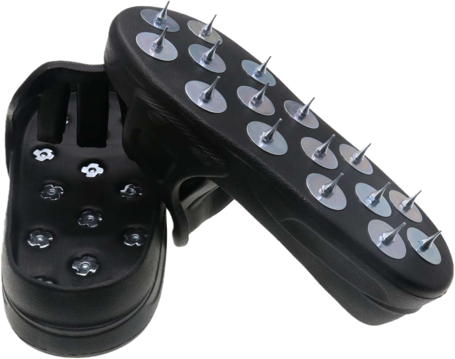 Sharp Spiked Shoes for Epoxy Flooring, Slip-On Anti-Slip Design for Epoxy Coatings, Safe Walking on Self Leveling Compounds, X-Large Size