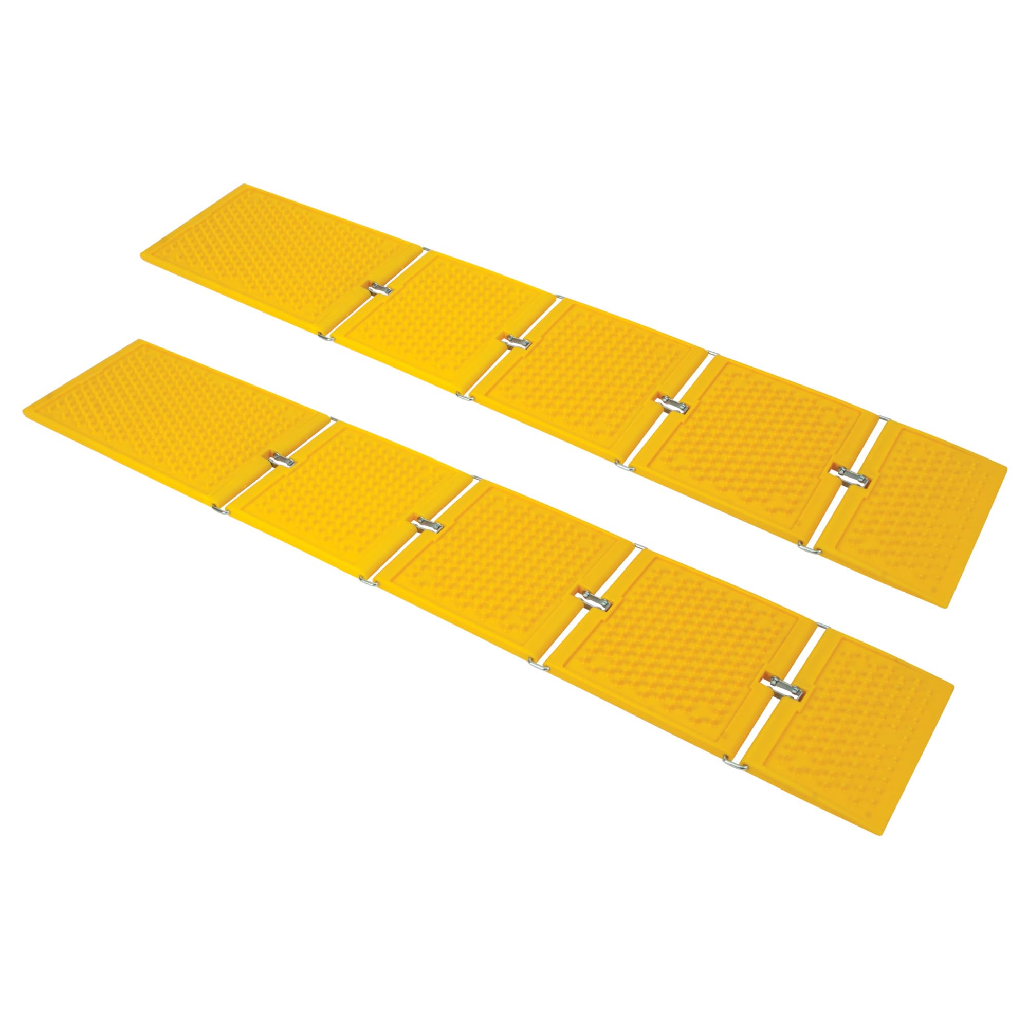 PERFORMANCE TOOL W41003 - Paquete de 2 Alfombrillas portátiles de recuperación de vehículos y tracción de Emergencia, Color Amarillo