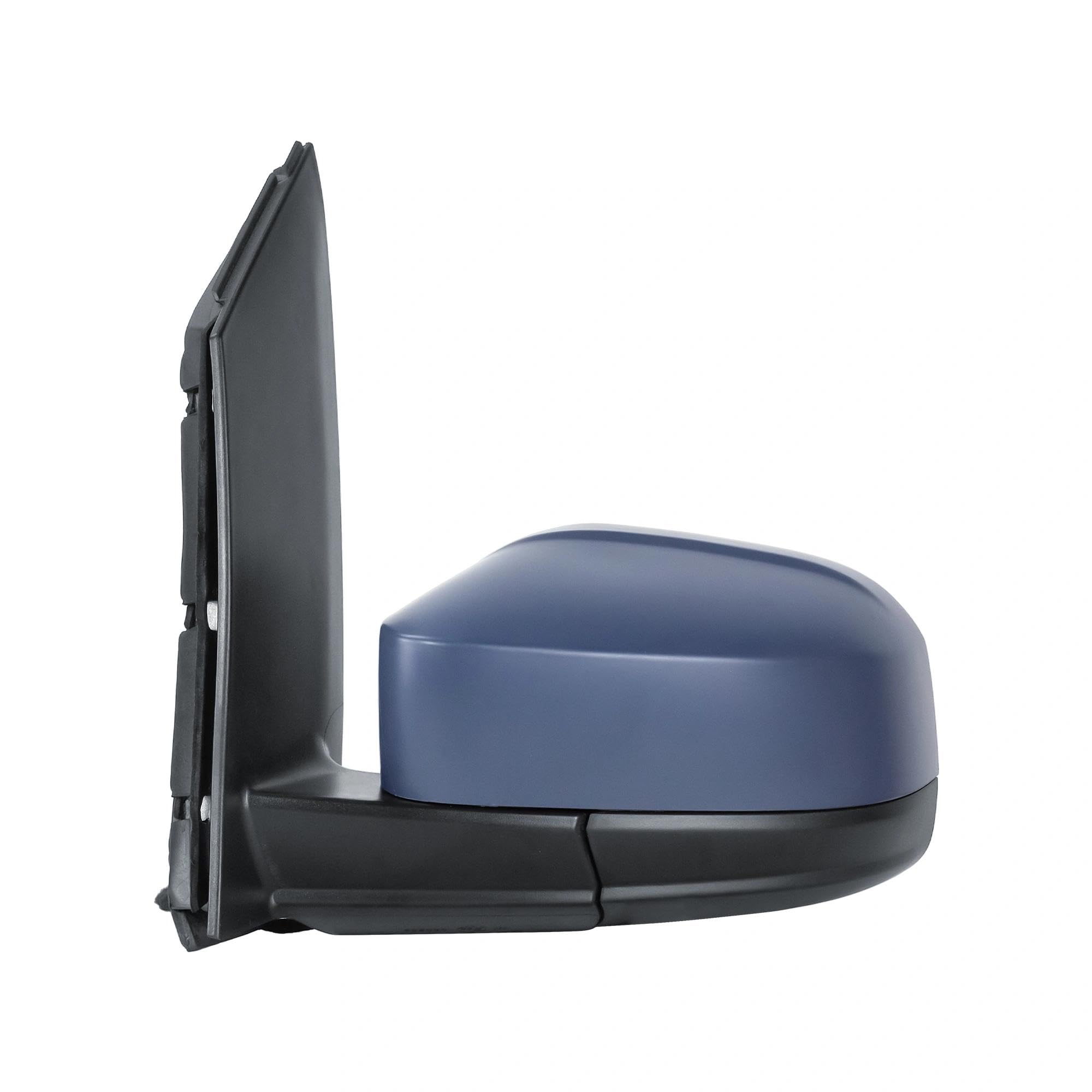Espejo retrovisor izquierdo eléctrico y calefactable, plegable manualmente con tapa imprimada para VW Caddy 2015 – 2021 – lado del conductor