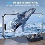 Full Coverage Screen Protector for iPhone 11 Pro Max and iPhone Xs Max 6.5-Inch, 9H Tempered Glass Film Case-Friendly, HD Clear, 2-Pack