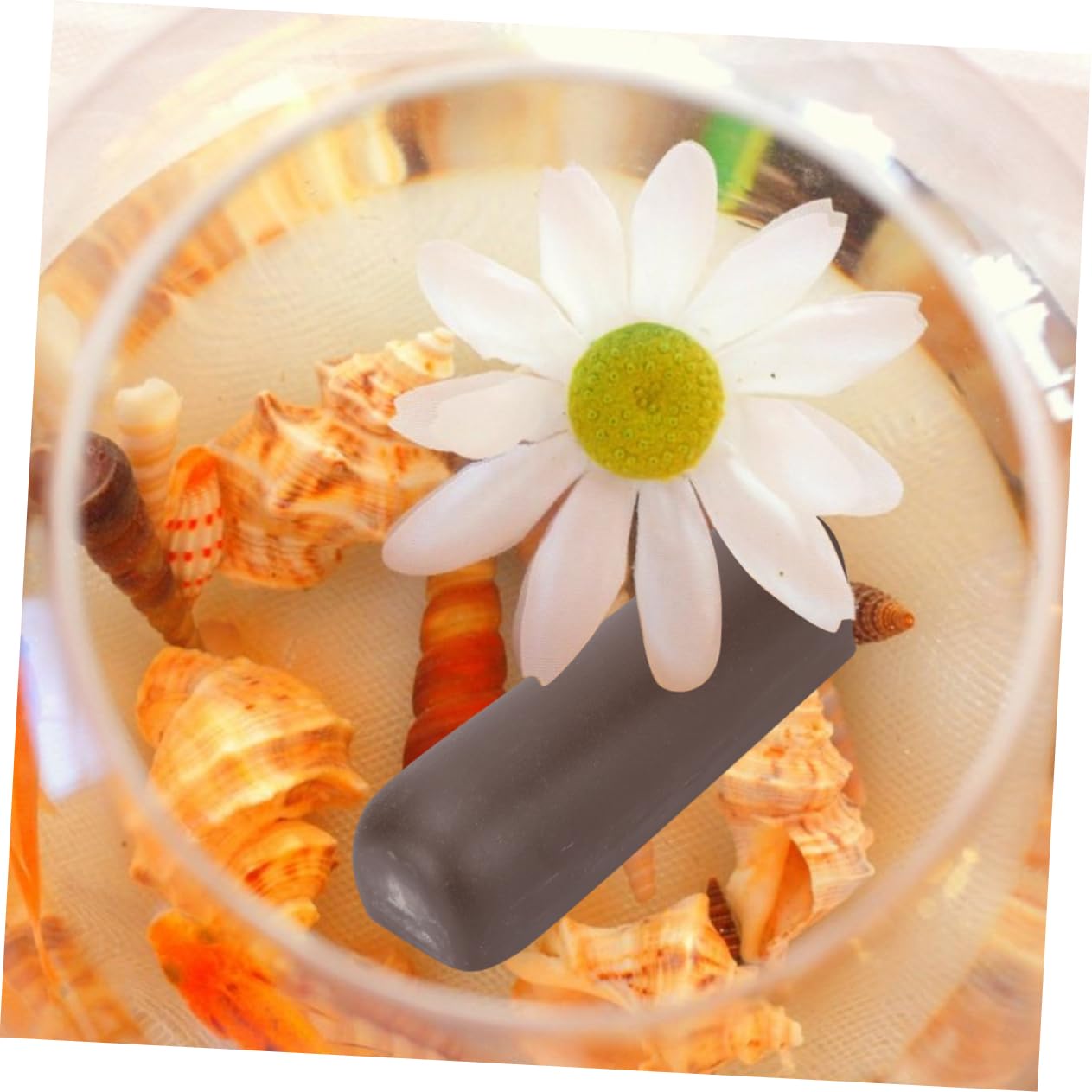 Didiseaon Fish Tank Decorations Hideout Sands Landscape Adornment Shrimp Fish Shelter Tank Flat Bottom Design