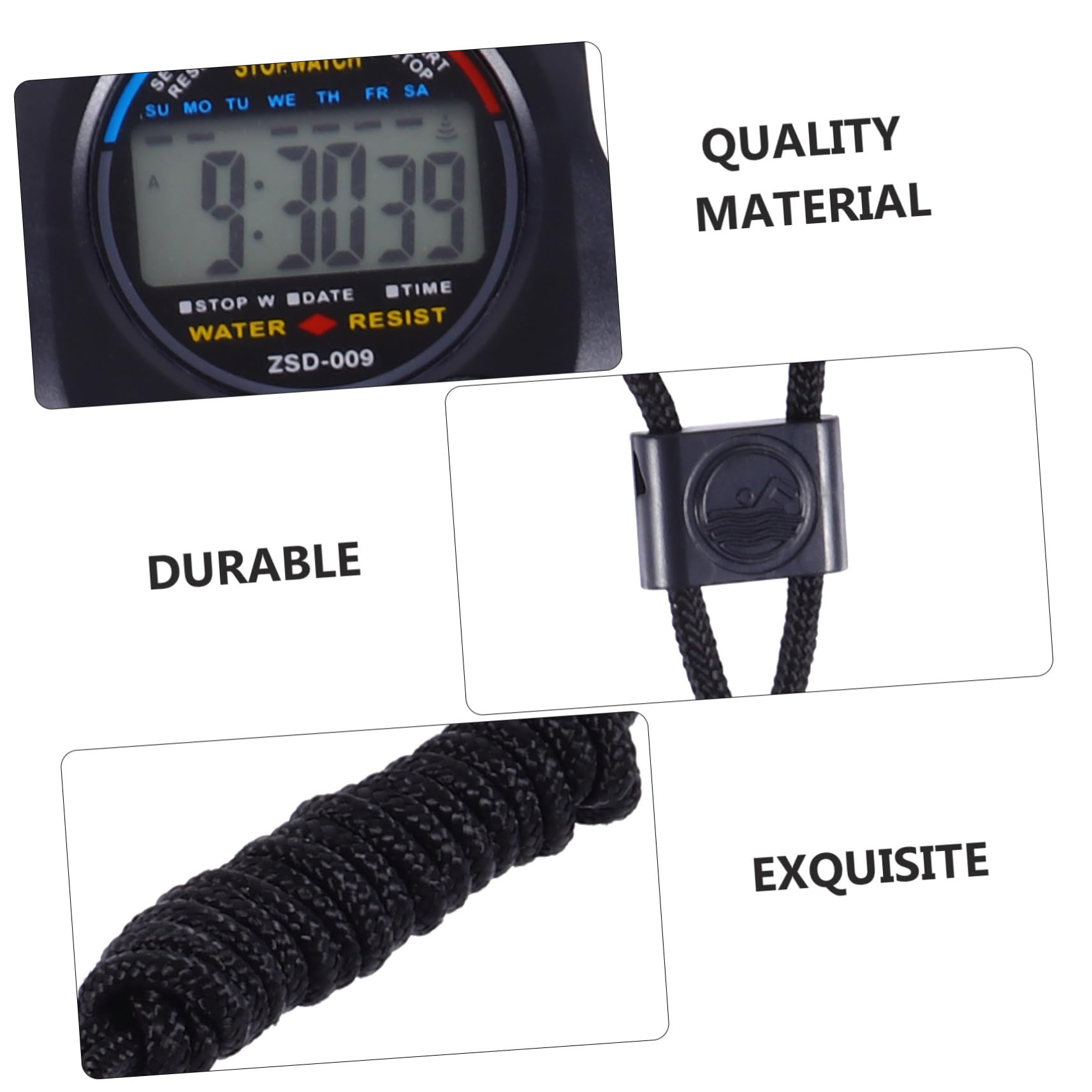 BESPORTBLE 3 Pcs Large Sports Timer Stopwatch Football Watch Timer for Match and Game