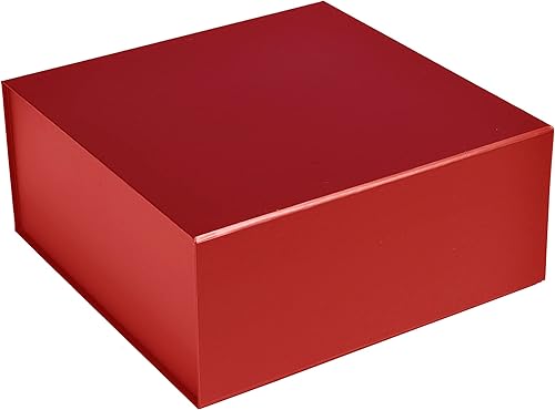 Miniatura 9 de CECOBOX - Caja de regalo de 8 x 8 x 3.1 pulgadas, 5 unidades, caja magnética plegable mate con tapa para regalo, embalaje, dama de honor,