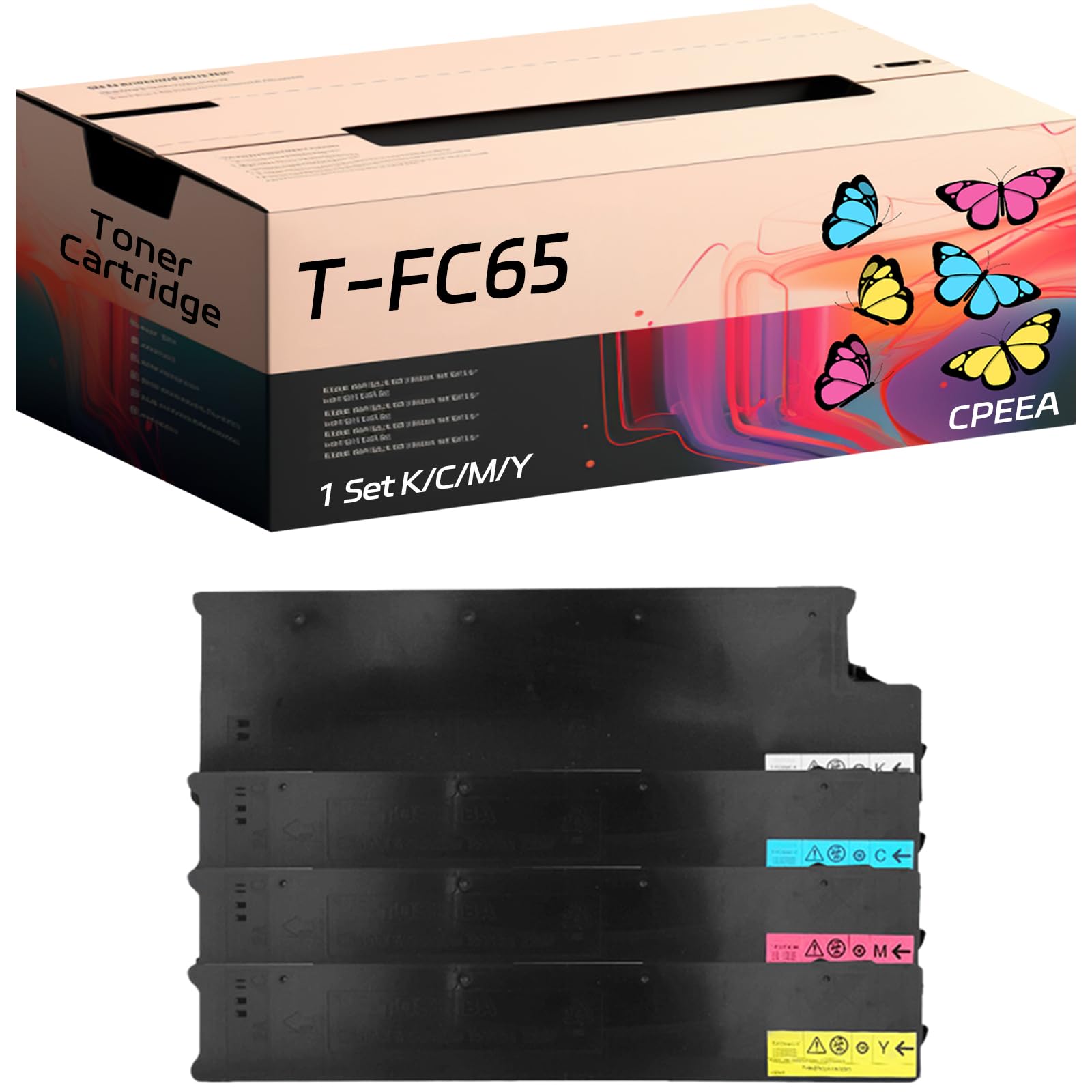 Compatible for Toshiba T-FC65 Toner Cartridge Work for Toshiba E Studio 5540C 5540CT 6540C 6540CT 6550C 6550CT Printers, with Chip, High Yield 77500