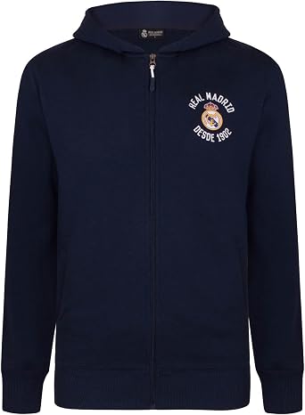 Real Madrid Official Soccer Gift Boys Fleece Zip Hoody
