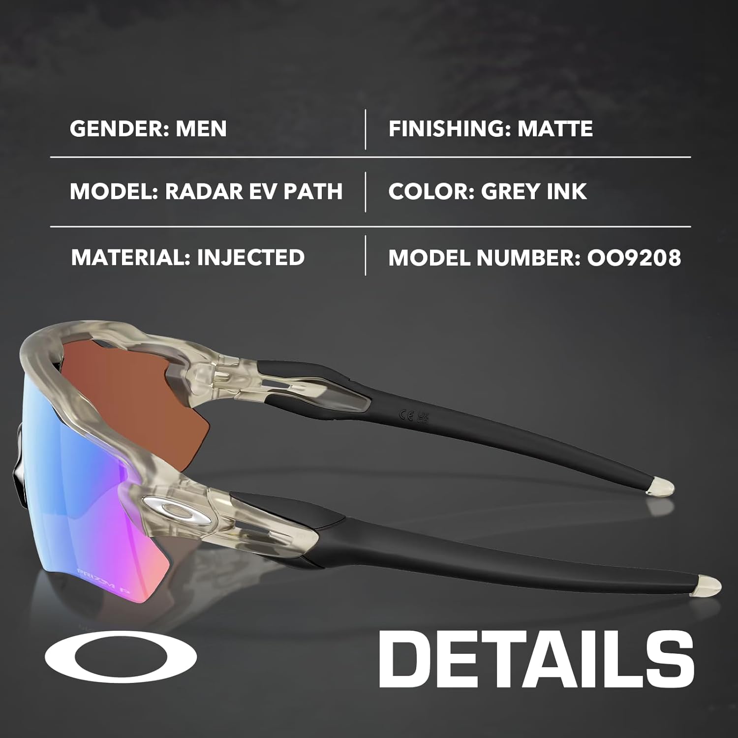 Oakley RADAR EV PATH OO9208 Rectangle Shape Sunglasses With Official Eyewear Kit