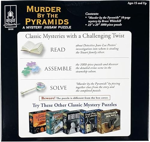 Miniatura 6 de Murder by The Pyramids-Classic Mystery Jigsaw Puzzle