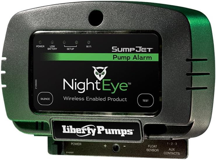 Liberty PumpsALM-2-1-EYE StormCell 442-Series Alarm, NightEye Wireless Enabled, Indoor, 115V, Wide Angle Float with 10' Cord