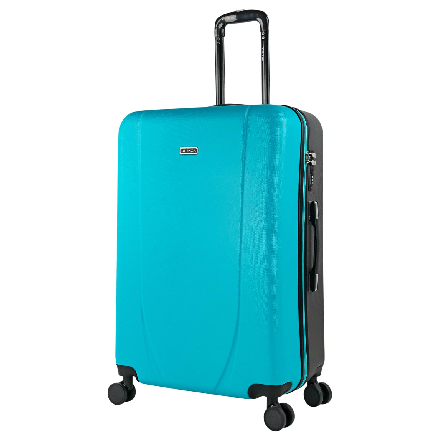 ITACA - Maleta de Cabina 55x40x20 de Viaje rígidas Trolley con 4 Ruedas Dobles para Avion Ligera Equipaje de Mano candado de combinación., Plata — view 15