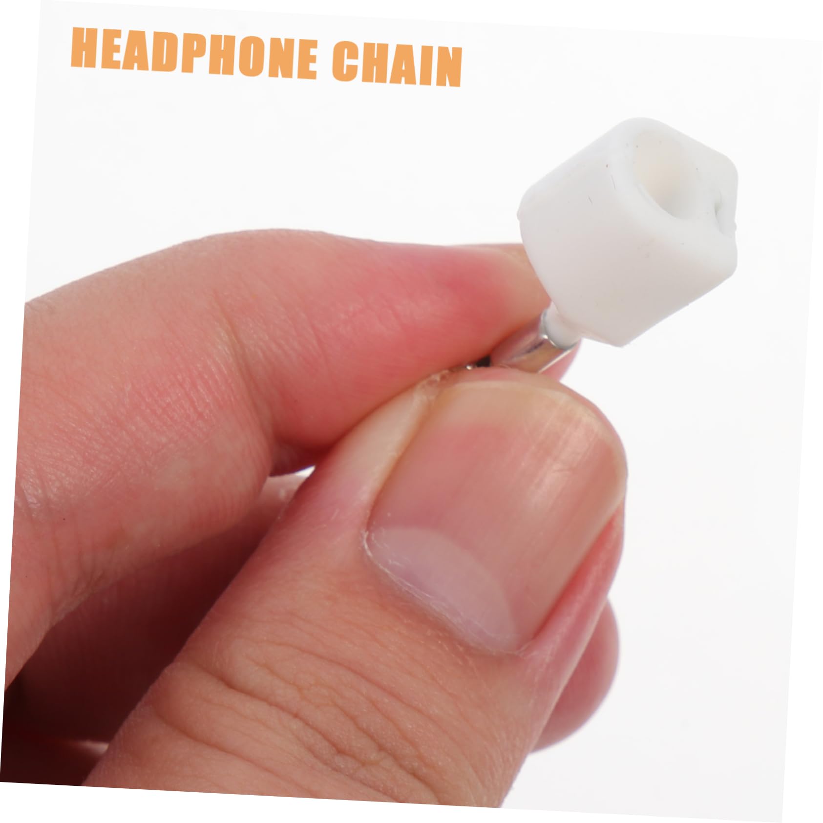 jojofuny 5 Pezzi Auricolare Anti-Smarrimento Catena Testa Telefoni Cuffia Senza Fili Cinghia Da Collo Auricolare Senza Fili Catena Starp Supporto a Accessori