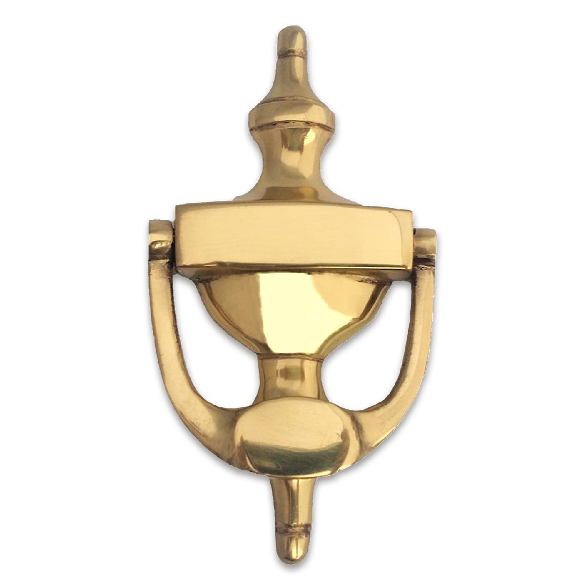 Haven Heritage 6" Victorian Urn Door Knocker Brass