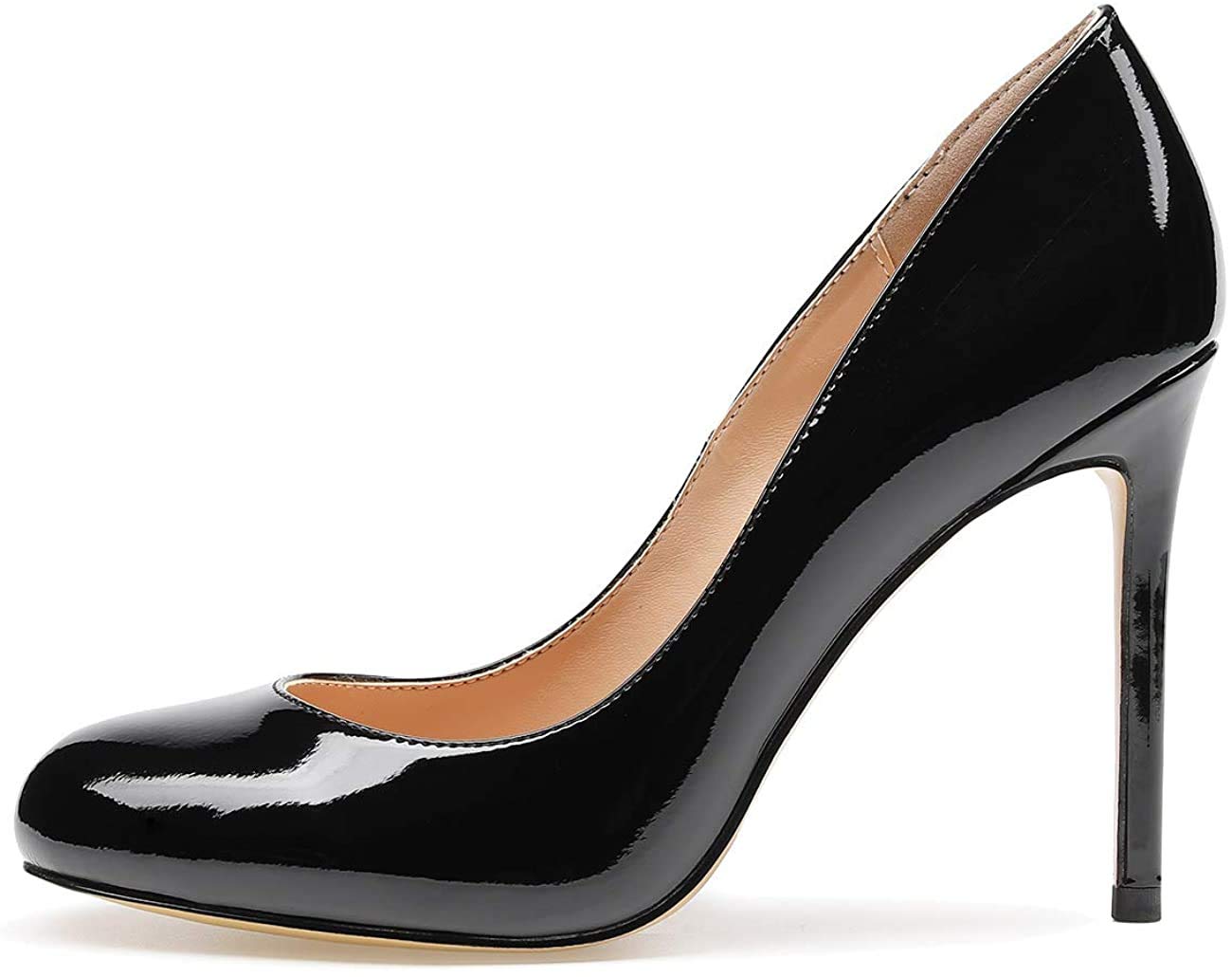 Castamere Zapatos de Tacón Mujer Punta Redonda Tacón de Aguja 10 CM Tacón