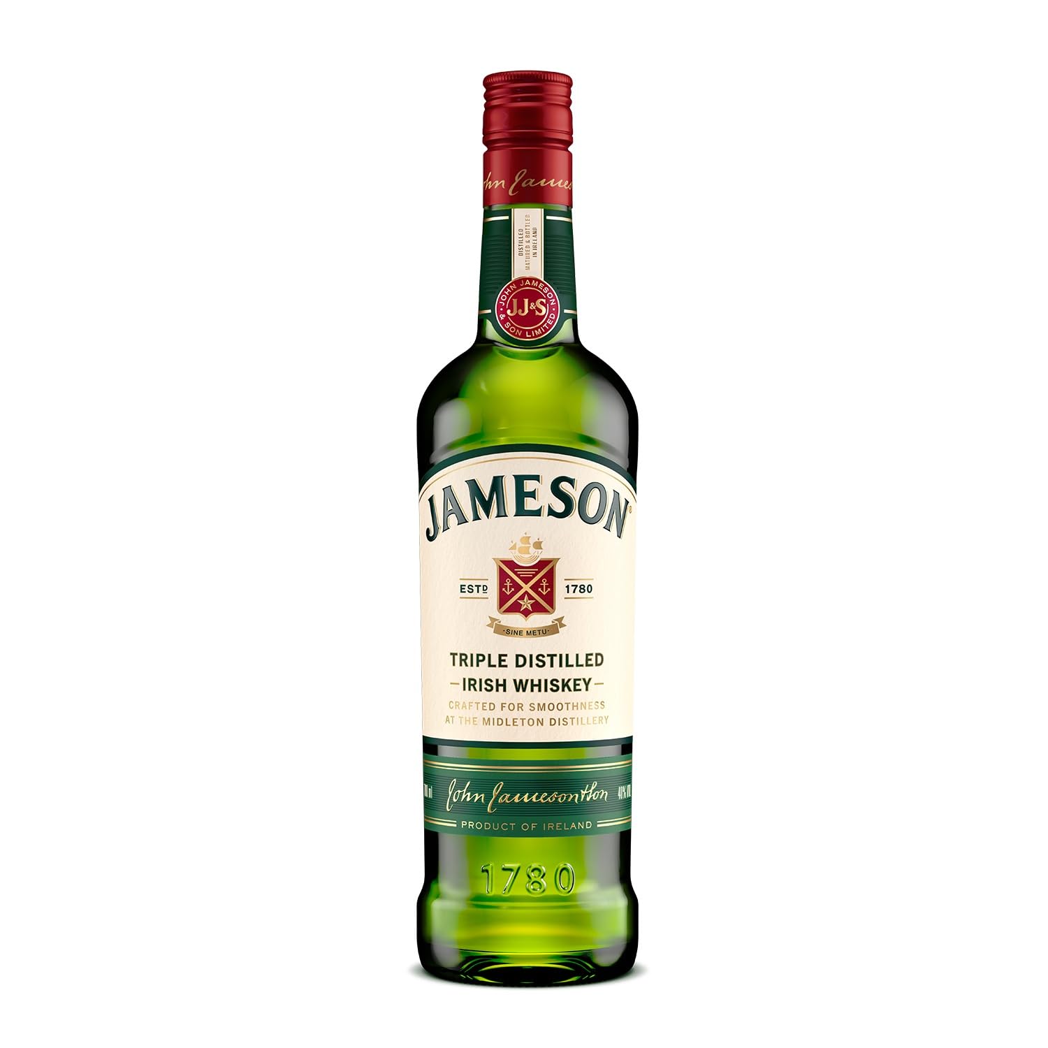Original Triple Distilled Blended Irish Whiskey, 40 Percent ABV, 70cl, Irish Whiskey with Spicy Wood and Sweet Notes, Triple Distilled in Ireland, Packaging May Vary