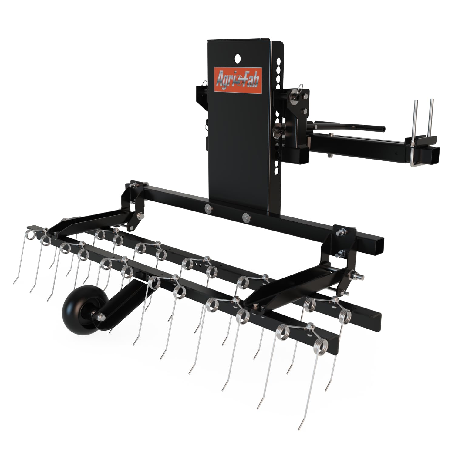 Agri-Fab45-0629 48" Zero Turn Riding Lawn Mower Front Mount Dethatcher Attachment; 24 Durable Spring Tines, Penetrates and Turns Up Dried Grass, Weeds