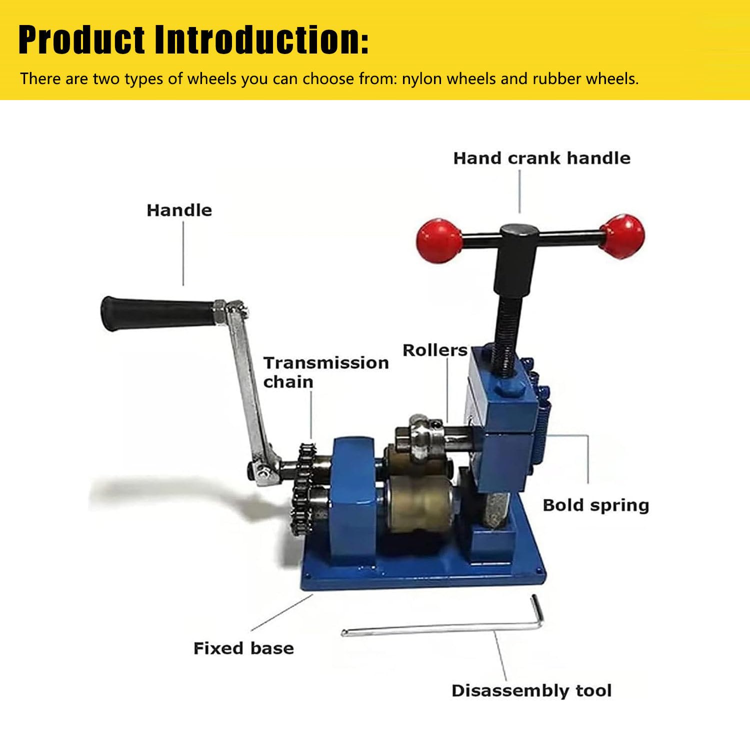 Laminador De Joyas, Laminador De Joyería, Herramienta Multifuncional para Doblar Anillos para El Procesamiento De Joyas Pulsera De Anillos De Chapa De Oro Y Plata,RegularRoller