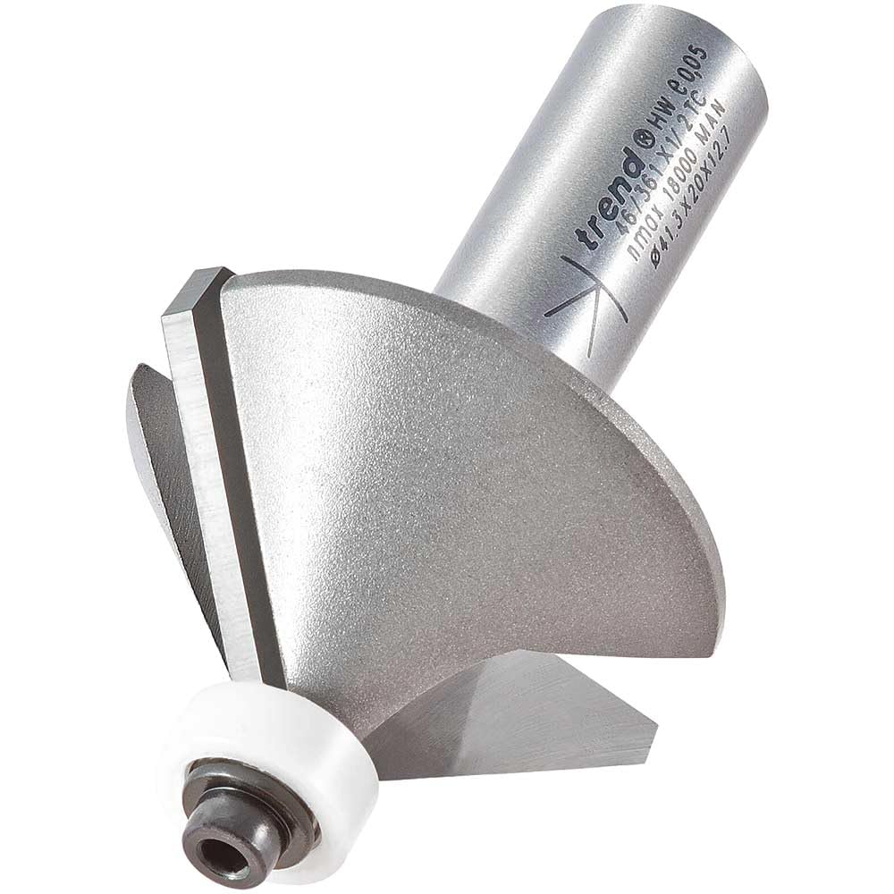 Trend Chamfer Bearing Guided Router Cutter 41.3mm 20mm 1/2"