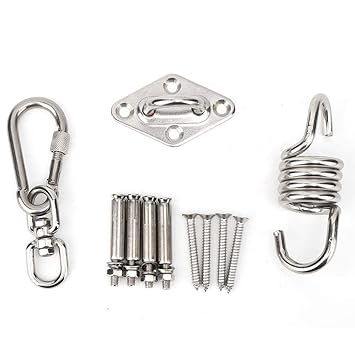 Hammock Hanging Kit, Durable Multifunction Indoor Hammock for Chair for Swing for Outdoor for Indoor(Hook Set)