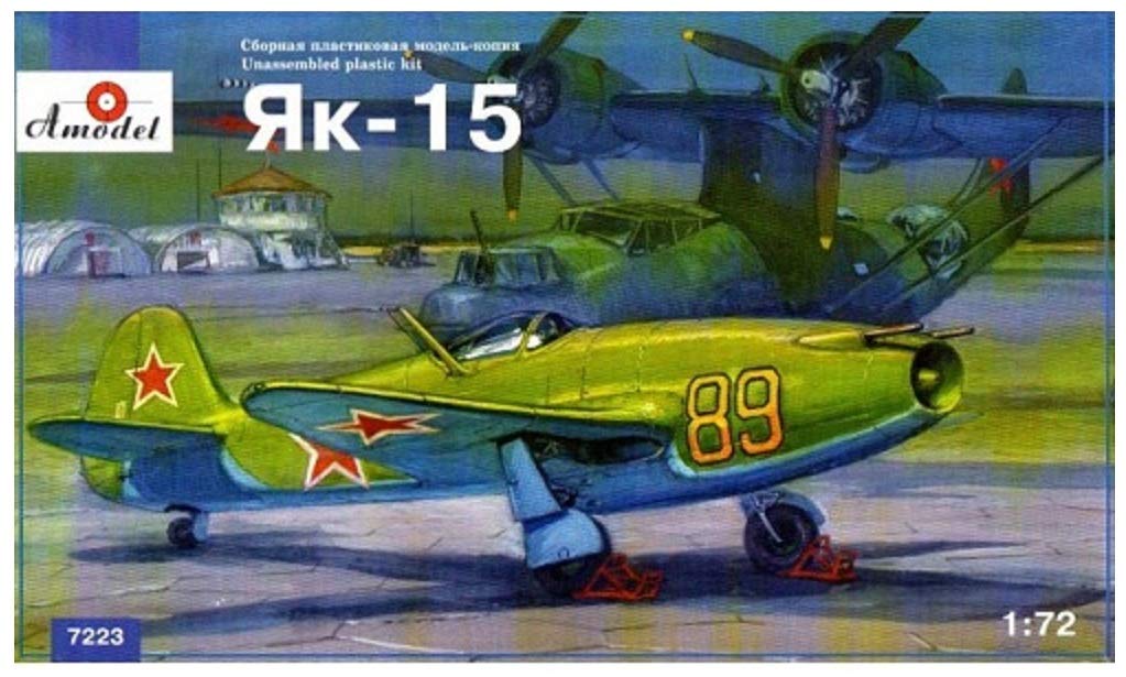Amazon | Aモデル 1/72 ソ連空軍 ヤコブレフYAK-15 ジェット戦闘機