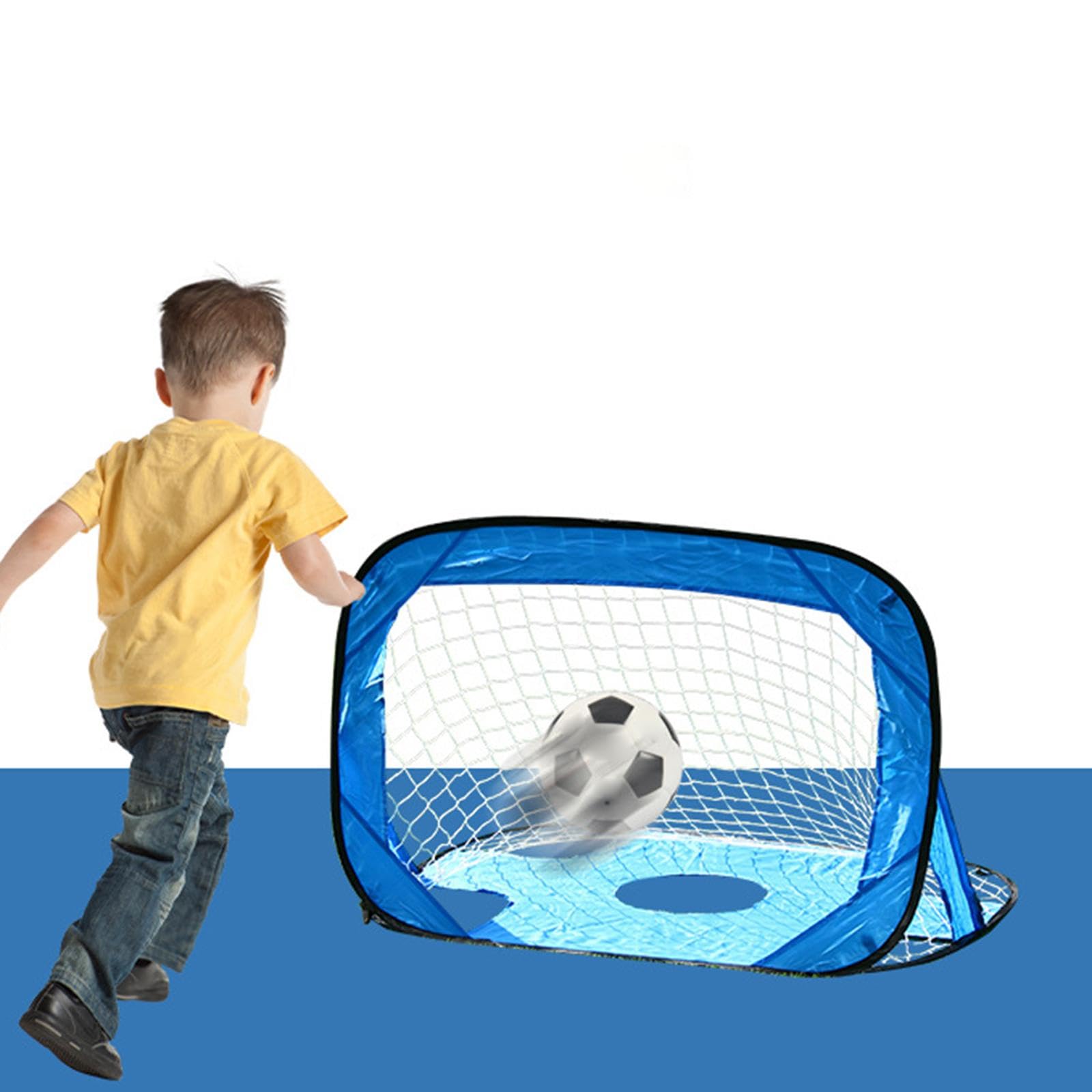 Mini Porta da Calcio, Gabbia da Calcio, Rete, Giocattolo Pieghevole, Portatile, Facile da Montare, Materiali Resistenti, Adatto Ai Bambini